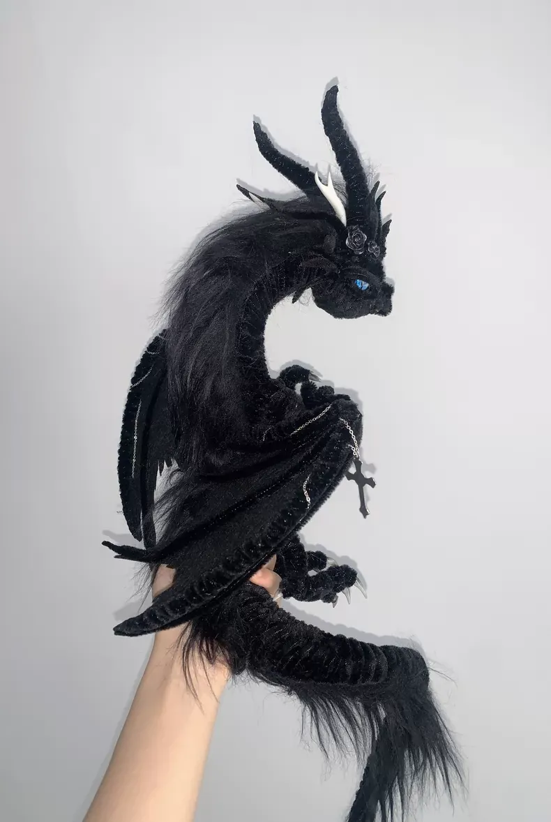 Black Chinese Dragon Style 2