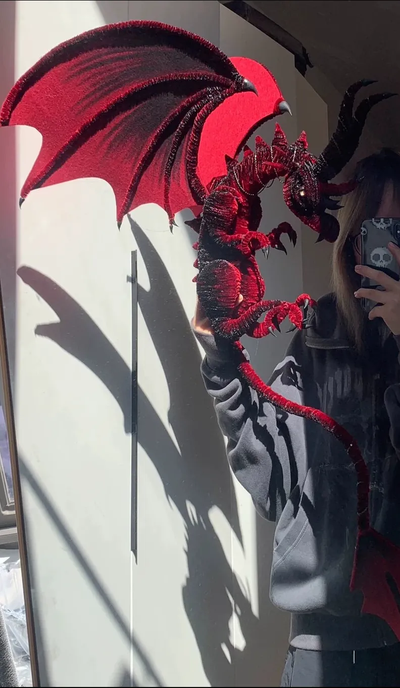Black-and-Red Dragon Style 2